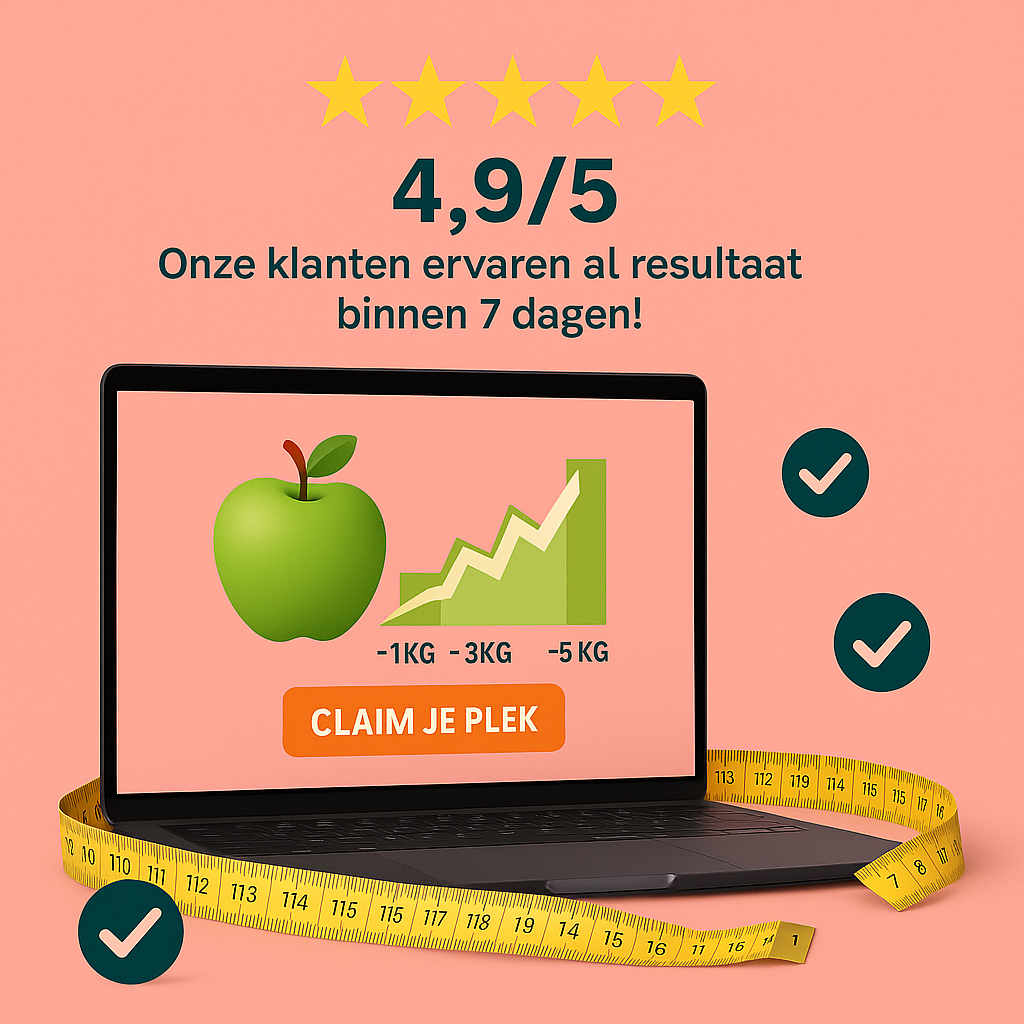 Kickstart afvallen: Persoonlijk voedingsschema + coaching