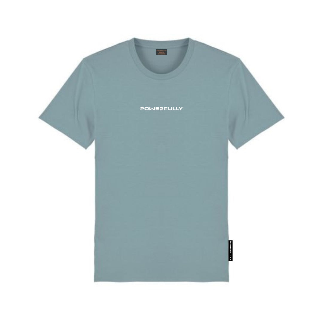 Embroidered Misty Blue