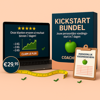 Persoonlijk voedingsschema + 7 dagen coaching!