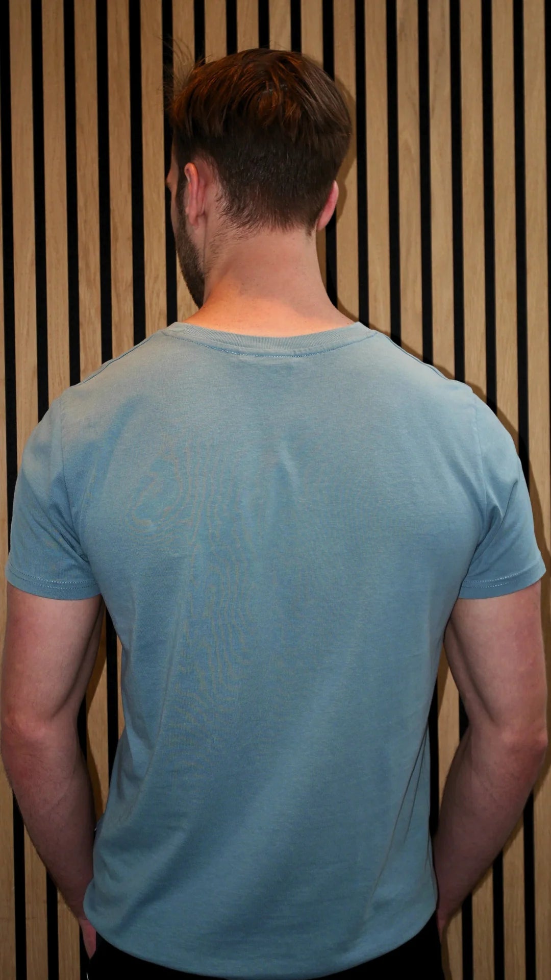 Embroidered Misty Blue