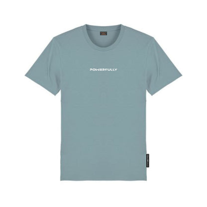 Embroidered Misty Blue