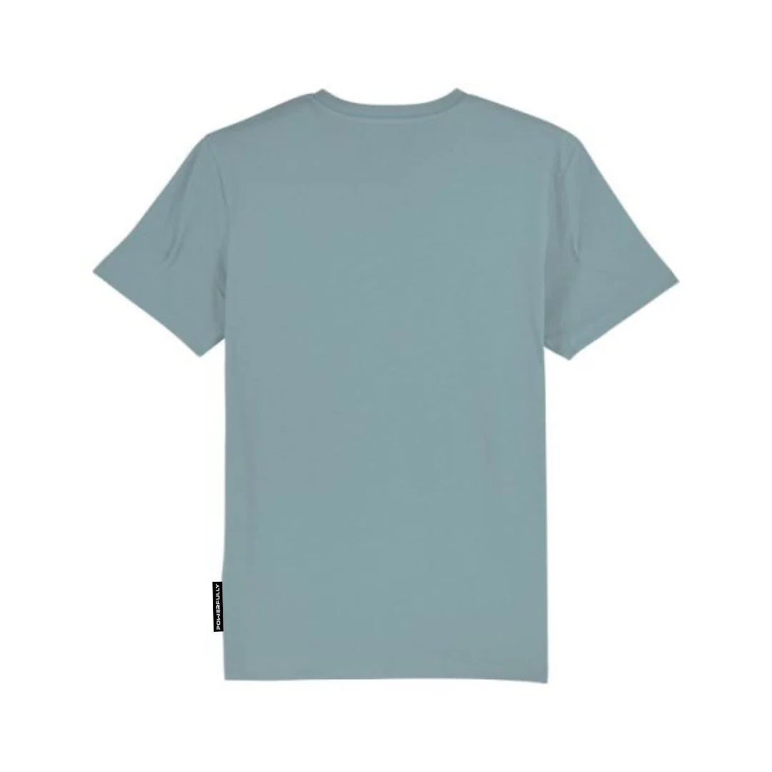 Embroidered Misty Blue