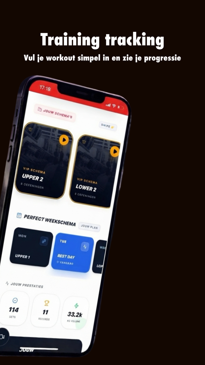 Scherm uit de For-Effect app