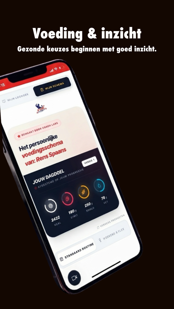Scherm uit de For-Effect app