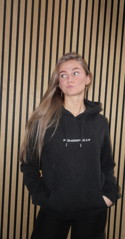 Powerful Galaxy Hoodie Black Blue